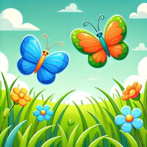 Two Beautiful Butterflies