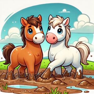 Two Lovely Horses