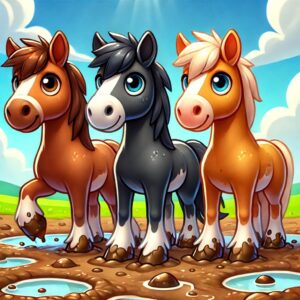 Three Lovely Horses